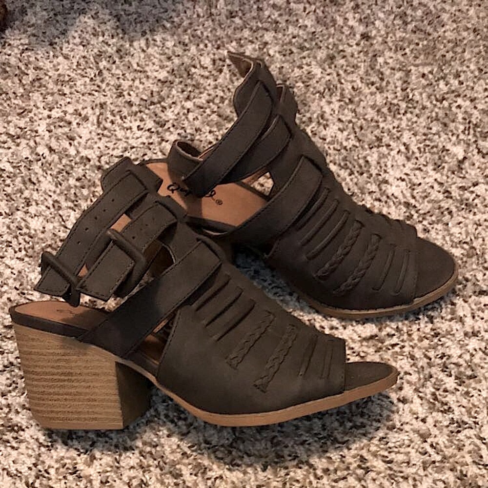 Qupid Wedge Bootie